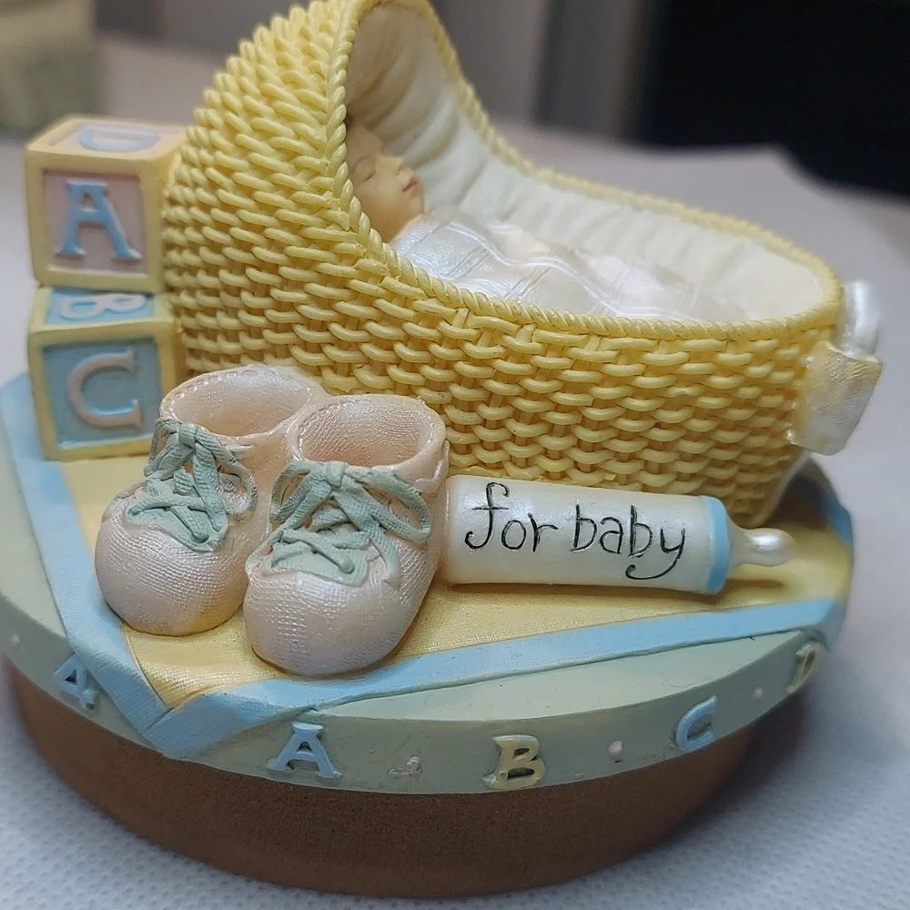 Vintage Our America newborn baby scene 
